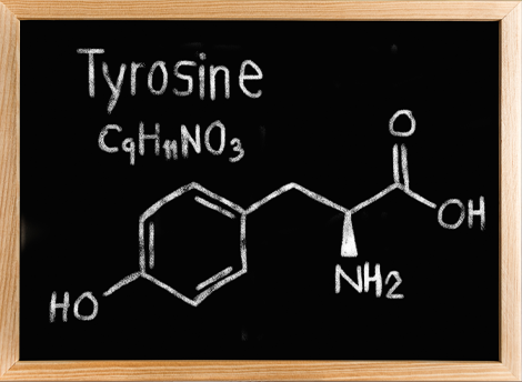 tyrosine schema tableau noir